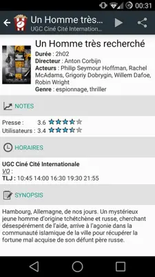 CinéTime android App screenshot 11