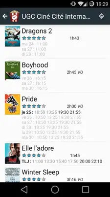 CinéTime android App screenshot 12