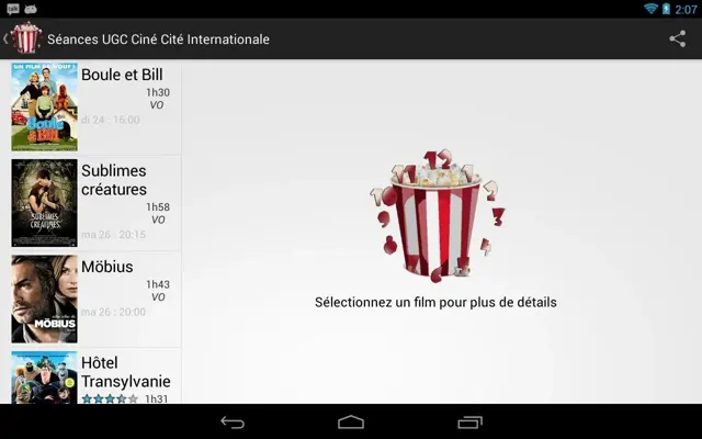 CinéTime android App screenshot 1