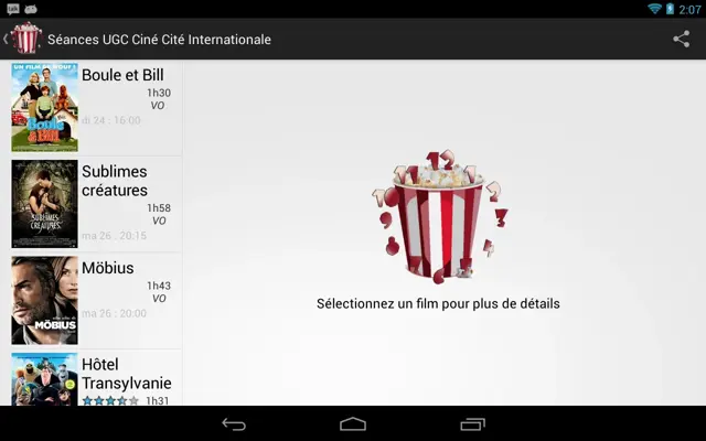 CinéTime android App screenshot 3