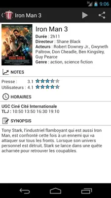 CinéTime android App screenshot 5