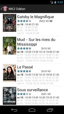 CinéTime android App screenshot 6